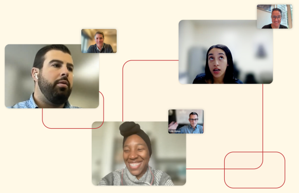 Image collage of users and researchers