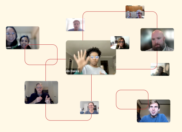 Collage of different types of user personas representing user research participants