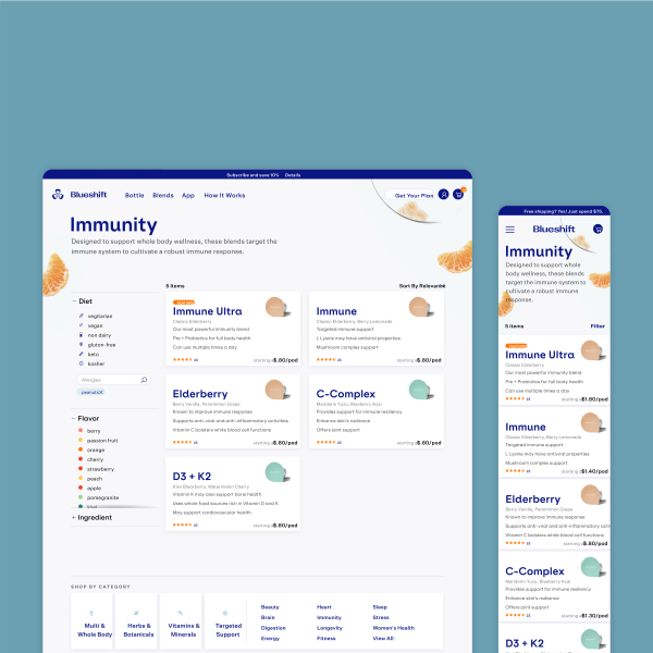 An organized and immersive catalog design with tasty graphics and fresh feel