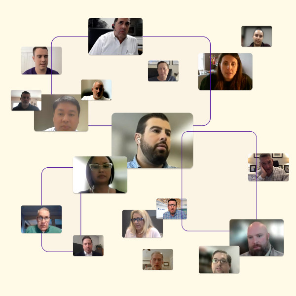Image collage of advisors that were intereviewed