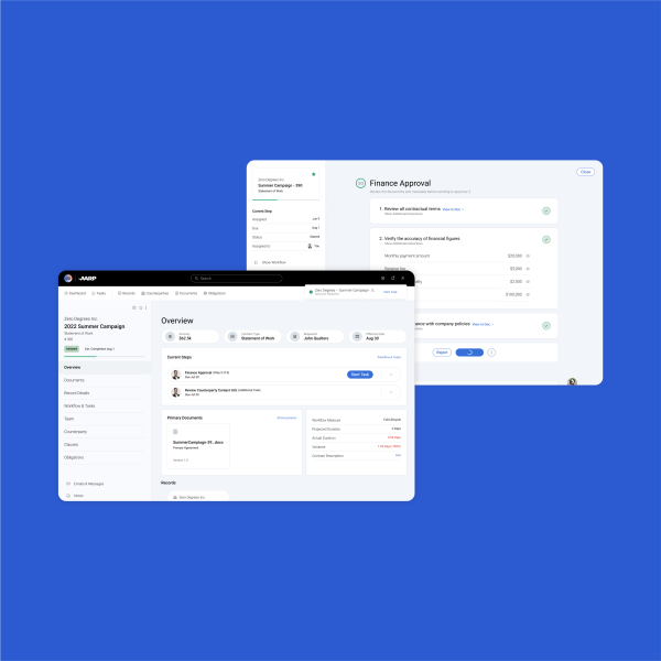 Taking complicated workflows and simplifying their presentation to show status and actions needed