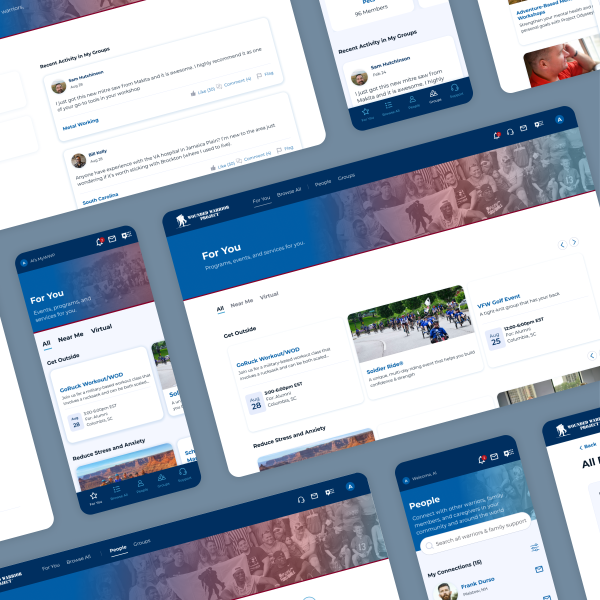 Collage image of desktop and mobile screens